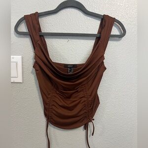Corset style crop top